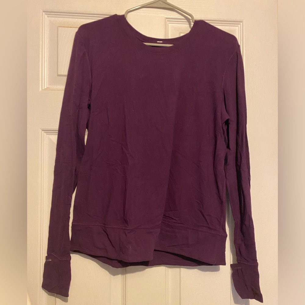 Lululemon Purple Long Sleeve Top
